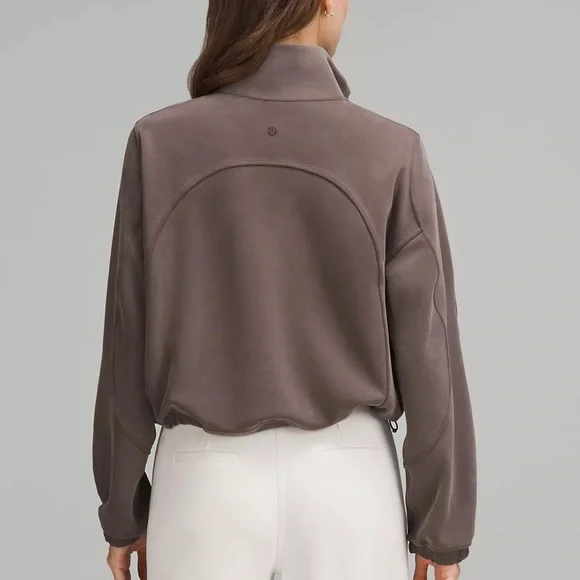 NWT Lululemon Brushed Softstreme Half Zip Size 2 - Picture 6 of 7